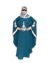 Brown brasso polyester abaya