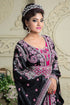Black exclusive wedding designer kaftan