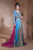Multicolour Crepe Stone Work Kaftan Dress
