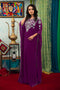 Purple takchita designer kaftan