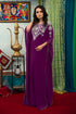 Purple takchita designer kaftan