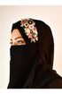 wrap my hijab embroidered hijab naqaab black