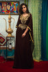 Brwon georgette kaftan