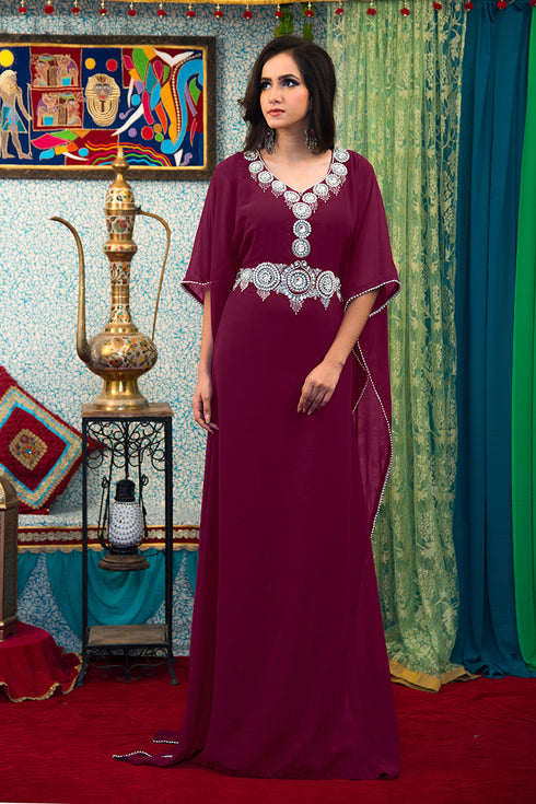 Violet israeli kaftan