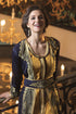 Dark blue thread work style fabric dubai party wear designer kaftan