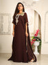 Brown designer israelite wedding kaftan