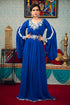 Blue arabic muslim caftan