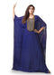 Dark blue color israeli designer kaftan