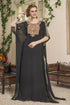 Women black israeli kaftan