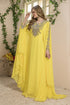 Yellow designer kaftan
