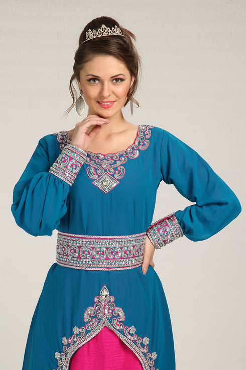 Designer wedding islamic moroccan kaftan