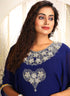Dark blue elegant and adorable designer kaftan