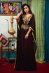 Brwon georgette kaftan