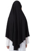 Black Plain Jersey Hijab
