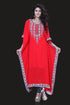 Red designer dubai kaftan