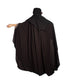 Brown embroidered crepe abaya