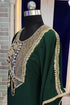 Dark green modest kaftan stylish kaftan