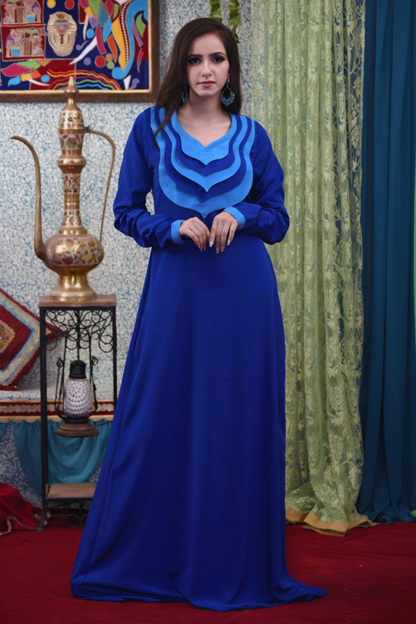 Blue abaya