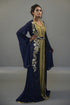 Dark blue moroccan style kaftan