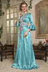 Sea green moroccan kaftan