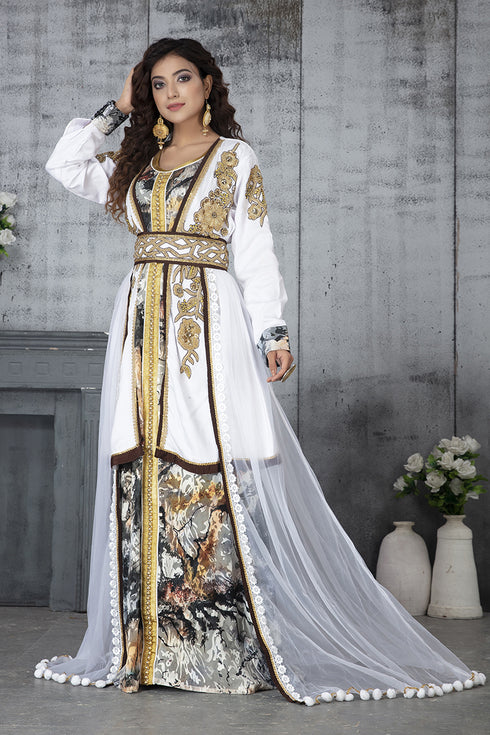 Designer wedding moroccan kaftan
