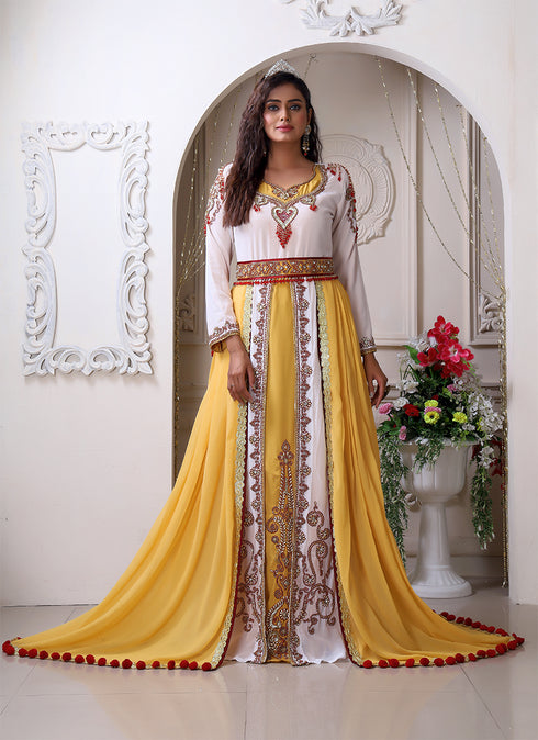 Exclusive moroccan wedding kaftans islamic designer takchita kaftan