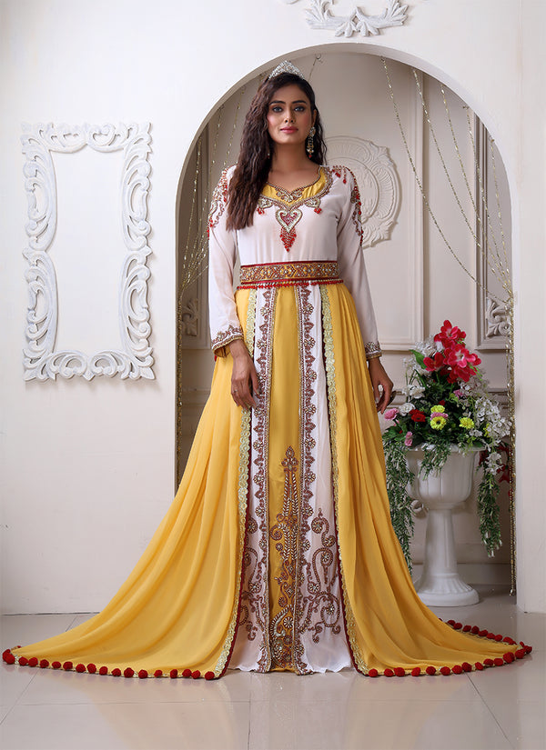 Exclusive moroccan wedding kaftans islamic designer takchita kaftan