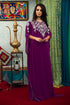 Purple takchita designer kaftan
