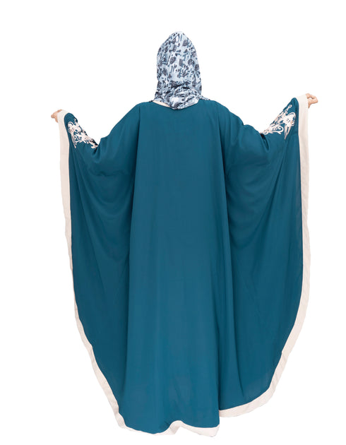 Brown brasso polyester abaya