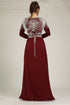 Maroon and beige exclusive kaftans designer dress