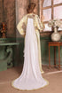 Yellow and white african kaftan