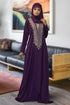 Violet modest maxi dress abaya
