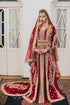 Red Wedding Velvet Morrocan Kaftan for Women