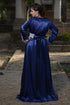 Dark blue islamic moroccan kaftan