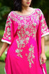 Exclusive self printed pink kaftan