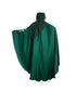 Green embroidered art silk abaya