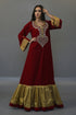 Maroon Exclusive Maxi Dress