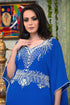 Blue designer kaftan