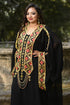Black islamic kaftan