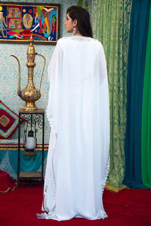 White trendy Designer Kaftan