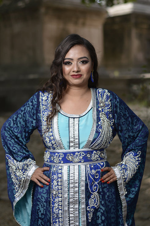 Designer moroccan wedding kaftan