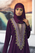 Violet modest maxi dress abaya