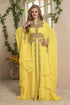 Yellow takchita kaftan