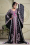 Black exclusive wedding designer kaftan
