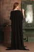 Black georgette kaftan