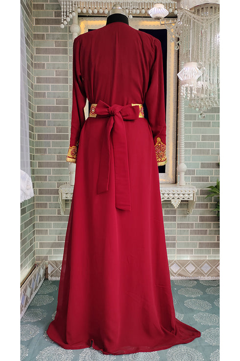 Islamic embroidery takchita moroccan kaftan