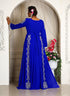 Wedding royal blue womens good looking designer mzxi takchita kaftan