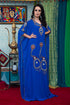 Blue partywear designer kaftan