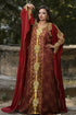 Maroon designer israeli kaftan