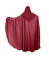 Maroon embroidered art silk abaya